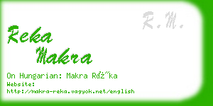 reka makra business card